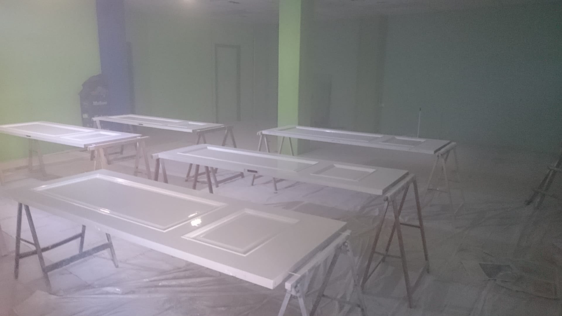 Trabajo de pintura