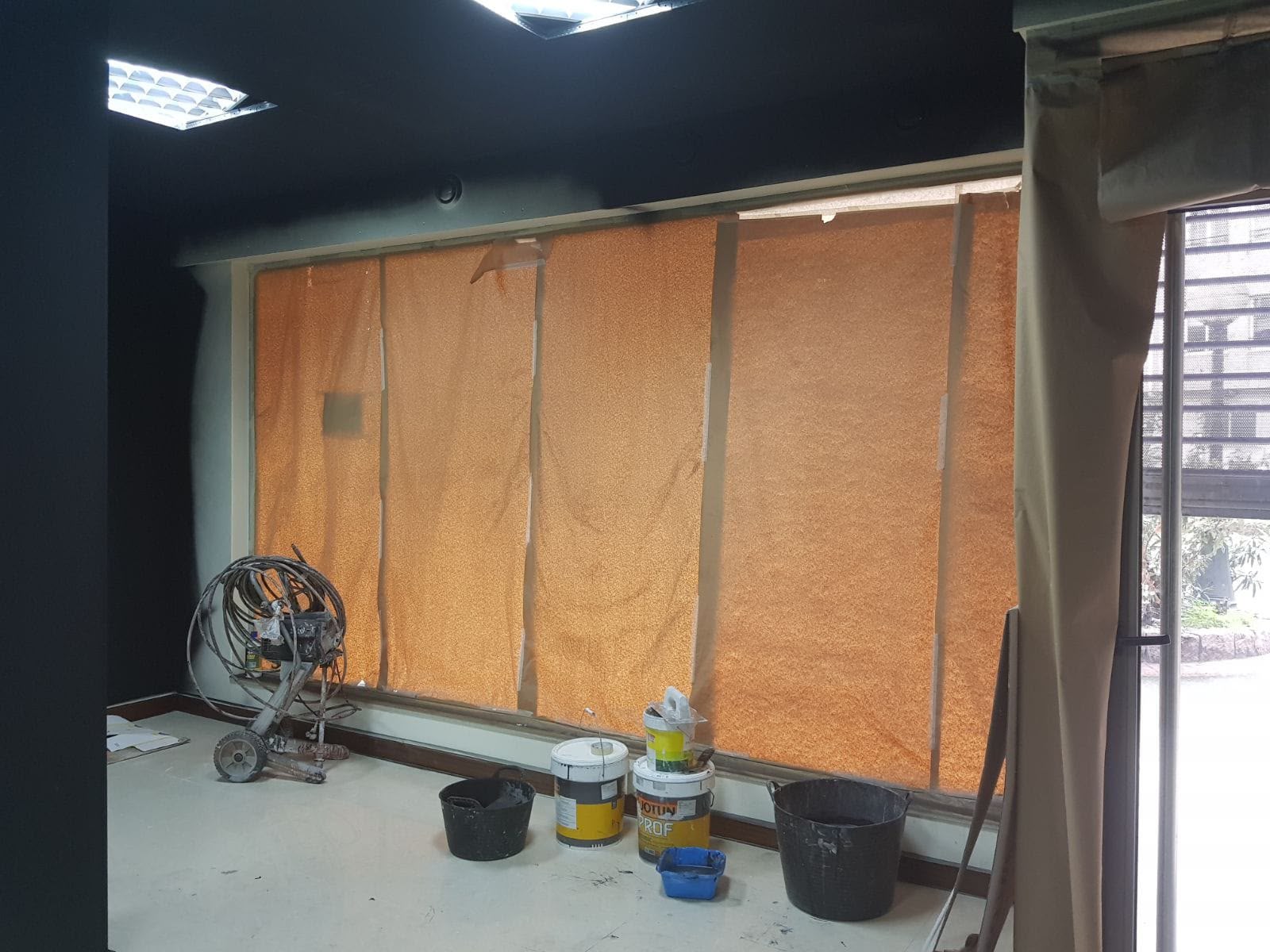 Trabajo de pintura