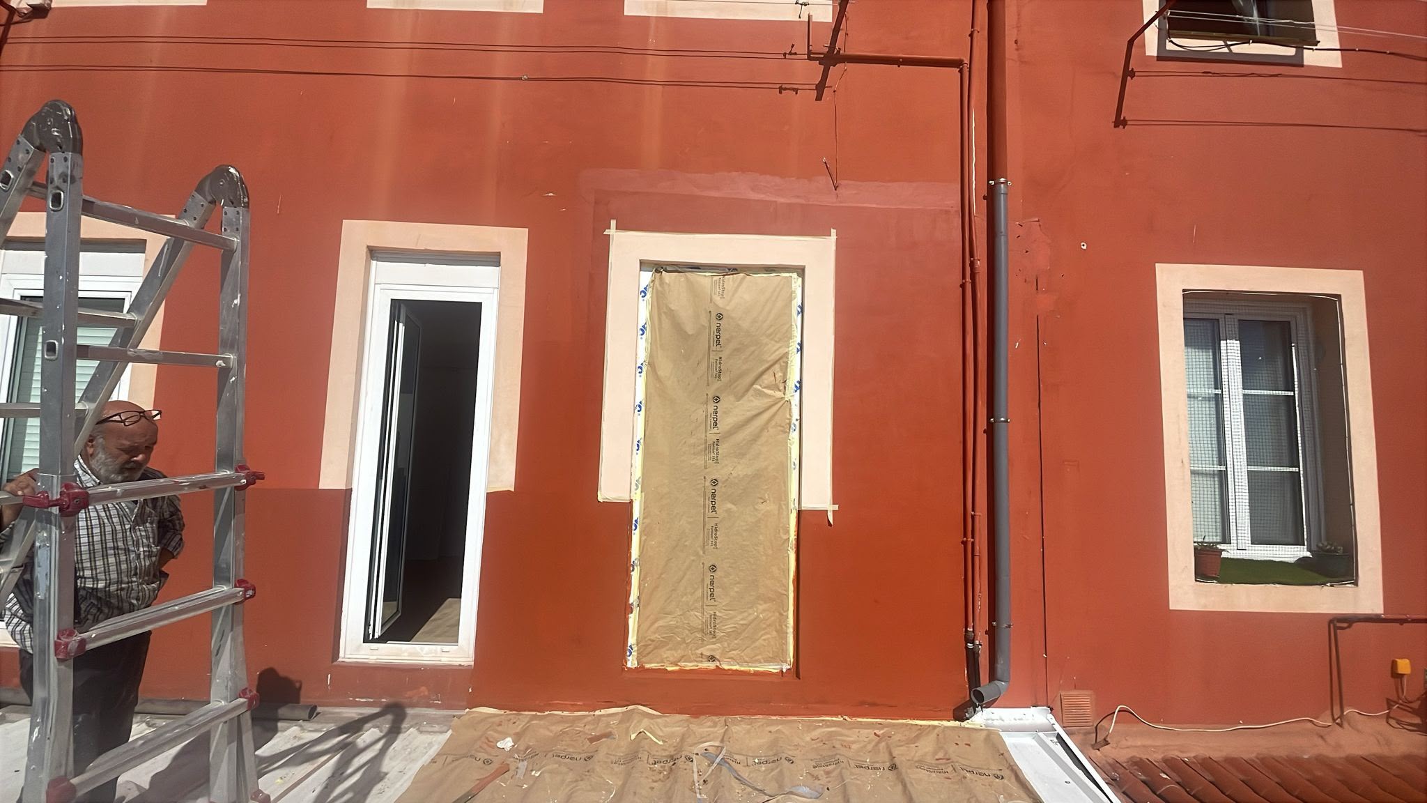 Trabajo de pintura